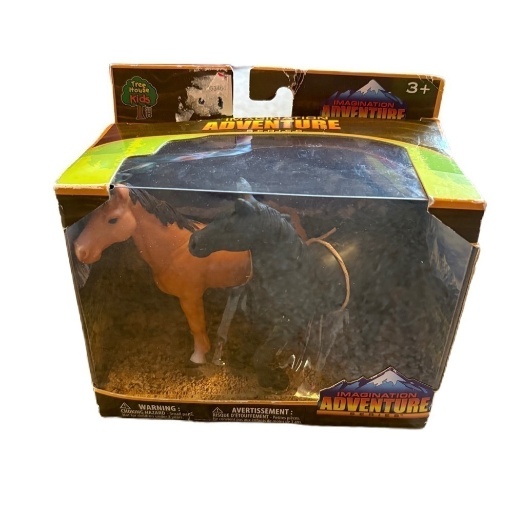 Vintage Tree House Kids Imagination Adventure Series 2 Horses New Old Stock NEW